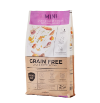 Natura Diet Grain Free MINI Duck & Sweet Potato (Pato y Batatas) para perros pequeños
