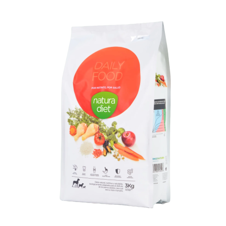 Pienso Natura Diet Daily Food Mantenimiento de Pollo para perros adultos en saco de 3Kg Pienso Natura Diet Daily Food Mantenimiento de Pollo para perros adultos en saco de 3Kg