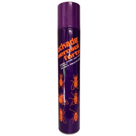 Vista con tapón del Insecticida Stockade aerosol forte para rastreros y voladores 750ml Vista con tapón del Insecticida Stockade aerosol forte para rastreros y voladores 750ml