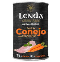 Lenda Lata Conejo con Zanahorias para perros (grain free)