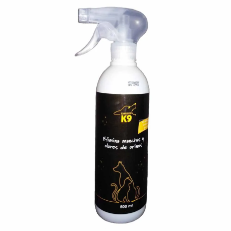 K9 Pis plis spray elimina manchas y olores de orines