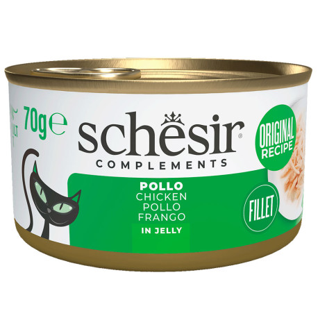 Nuevo diseño Schesir latas filetes de pollo para gatos Nuevo diseño Schesir latas filetes de pollo para gatos