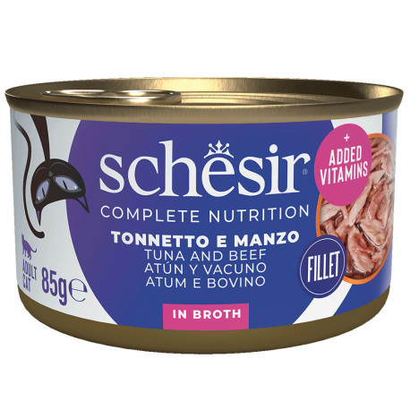 Schesir latas atún con chanquete para gatos Schesir latas atún con chanquete para gatos