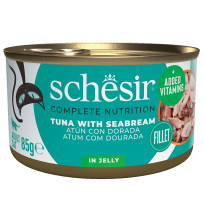 Schesir Latas Atún con Dorada en gelatina para gatos