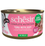 Nuevo diseño Schesir latas atún con jamón para gatos