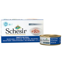 Schesir Latas Atún con Lubina (Multipack) para gatos