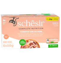 Schesir Latas Atún con Salmón (Multipack) para gatos
