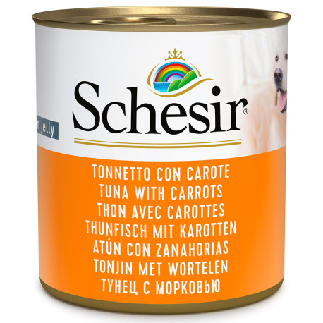 Schesir latas atún con zanahorias para perros Schesir latas atún con zanahorias para perros