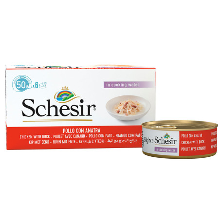 Schesir latas pollo con pato multipack para gatos Schesir latas pollo con pato multipack para gatos