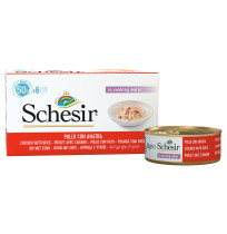 Schesir Latas Pollo con Pato (Multipack) para gatos