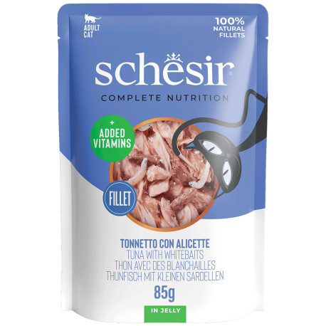 Schesir sobres atún con chanquete para gatos Schesir sobres atún con chanquete para gatos