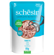 Schesir sobres Atún en gelatina para gatos