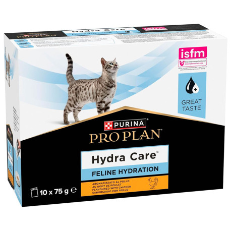 Pro Plan Hydra Care Pollo para gatos caja de 10 sobres de 75g Pro Plan Hydra Care Pollo para gatos caja de 10 sobres de 75g