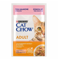 Cat Chow Adult Salmón sobres para gatos