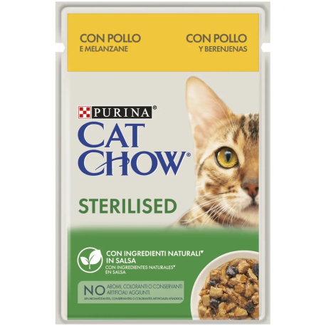 Cat Chow Sterilized Pollo sobres