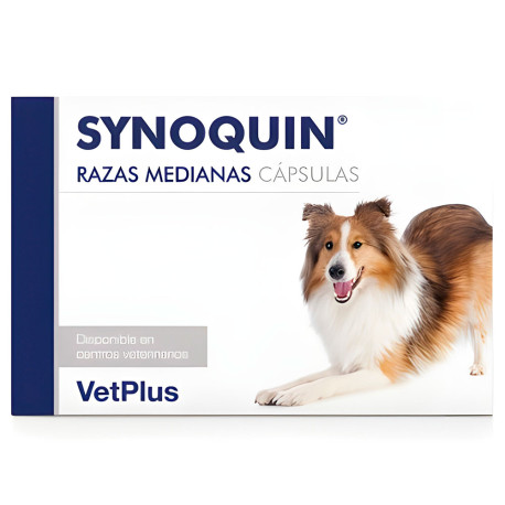 Synoquin EFA Razas Medianas Condroprotector para perros (Cápsulas) Synoquin EFA Razas Medianas Condroprotector para perros (Cápsulas)