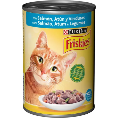 Friskies Lata Adult Buey y Verduras para Gatos
