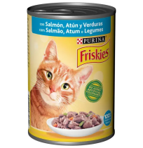 Friskies Lata Adult Buey y Verduras para Gatos