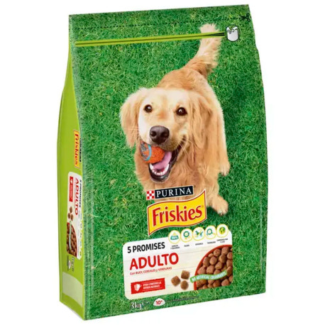 Friskies Adult Buey y Verduras para Perros Friskies Adult Buey y Verduras para Perros
