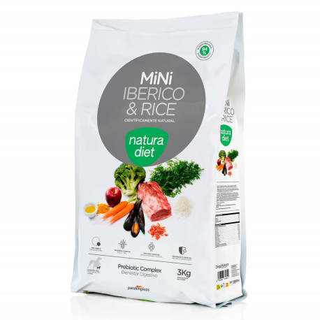 Natura Diet ibérico & rice MINI (Razas Pequeñas) Natura Diet ibérico & rice MINI (Razas Pequeñas)