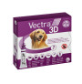 Vectra 3D - 3 Pipetas antiparasitarias para perros 25 a 40Kg