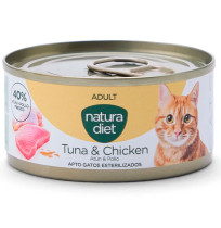 Natura Diet Cat Paté Tuna & Chicken (Atún y Pollo) Latas para gatos Natura Diet Cat Paté Tuna & Chicken (Atún y Pollo) Latas para gatos