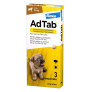 AdTab 3 comprimidos Antiparasitarios masticables para perros de 1,3 - 2,5Kg