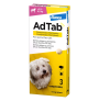 AdTab 3 comprimidos Antiparasitarios masticables para perros de 2,5 a 5,5 Kg