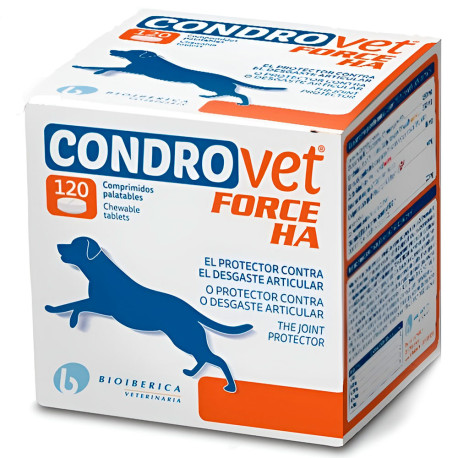 Caja del Bote Condrovet Force HA de 120 comprimidospara perros Caja del Bote Condrovet Force HA de 120 comprimidospara perros