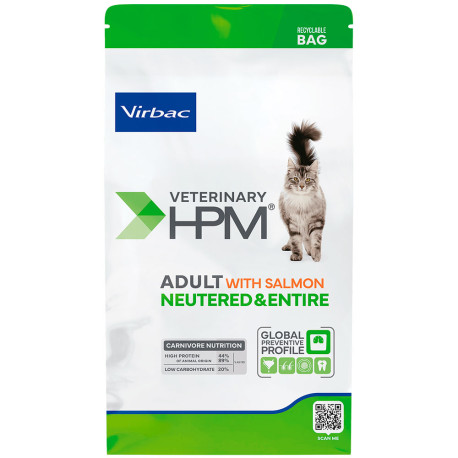 Nuevo diseño del pienso Virbac Cat Adult Salmón Neutered & Entire para gatos