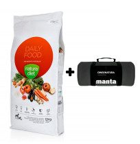 Manta Negra de Regalo con Pienso Natura Diet Daily Food Mantenimiento de Pollo para perros adultos