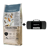 Manta Negra de Regalo con Natura Diet Wild Instinct Grain Free Salmon & Coconut 12 Kg
