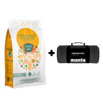 Manta de Regalo con Natura Diet Cat Adult Sterilized Chicken