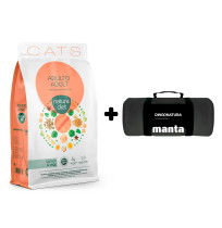 Manta de Regalo con Natura Diet Cat Asult Salmon