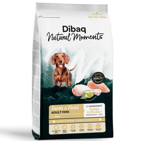 Pienso Dibaq Natural Moments 5 Star Adult Mini para perros pequeños