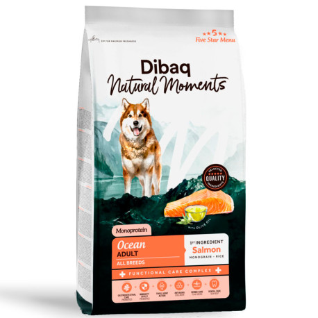 Dibaq Natural Moments 5 Star Ocean (Salmón Monoproteico) para perros