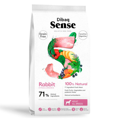 Dibaq Sense Sensitive Conejo grain free para perros