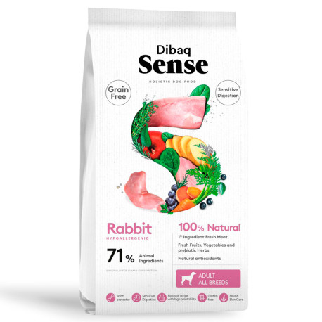 Dibaq Sense Sensitive Conejo grain free para perros