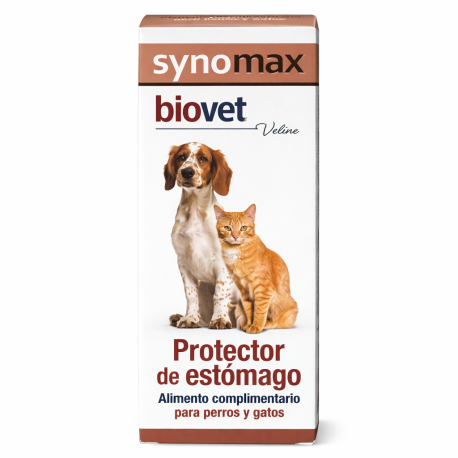 Synomax Jarabe Protector de Estómago para gatos y perros en bote de 100ml