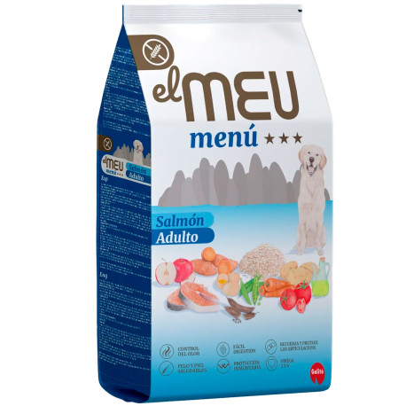 El meu menú salmón para perros