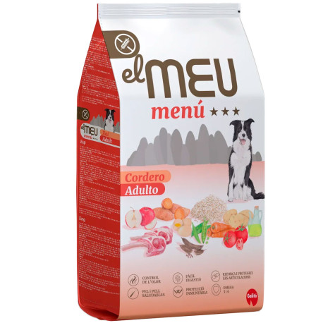 El meu menú cordero para perros