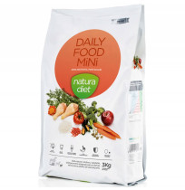 Pienso Natura Diet Daily Food Mini para perros adultos de raza pequeña en saco de 3Kg