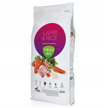 Pienso Natura Diet Lamb&Rice para perros adultos de razas medianas y grandes
