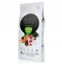 saco pienso Natura diet ibérico & rice (cerdo ibérico & arroz) 12Kg