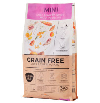 Natura Diet Grain Free MINI Duck & Sweet Potato (Pato y Batatas) para perros pequeños en formato 3Kg