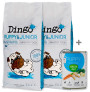 Lata de Regalo con Pack 2 sacos 12Kg de Dingo puppy & junior para cachorros de Dingonatura