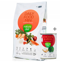 Lata Chicken de Regalo con 3Kg de Natura Diet Daily Food Mini
