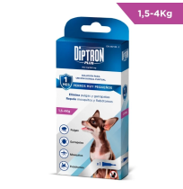 Diptron Plus Pipeta Fipronilo + Permetrina 1,5 - 4Kg