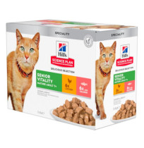 Hill's Science Plan Feline Senior Vitality Pollo y salmon