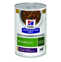 Hill's Prescription Diet Canine Metabolic estofado con sabor a vacuno y verduras